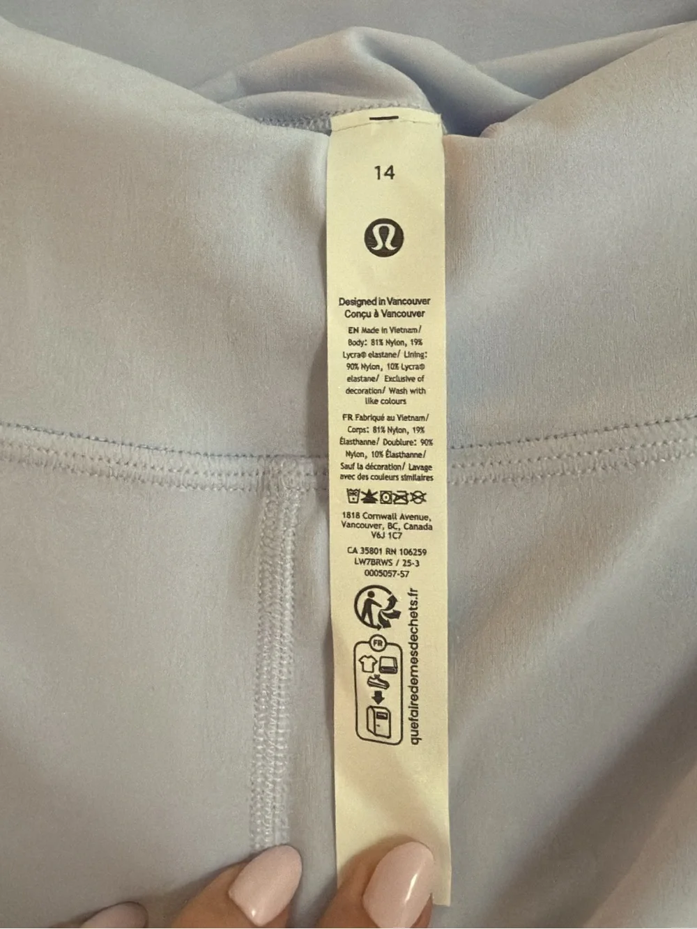 lululemon Size 14 Align HR 6” Biker Shorts